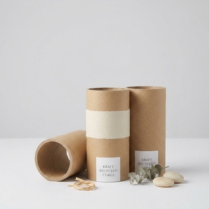 Eco Biodegradable Heavy Duty Rigid Cylindrical Kraft Cardboard Packaging For Household <b>Tissue</b> <b>Paper</b> Core for Toilet - Product Image 1