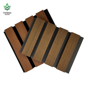 Revestimiento de Pared Exterior Moderno Impermeable de WPC, Panel de Pared Exterior de WPC Acanalado para Jardín - Product Image 3