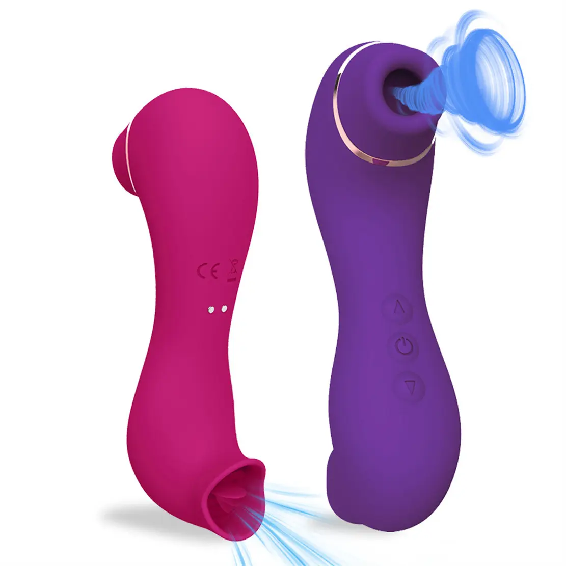 2 In 1 Likken Zuigende Tong Vibrator Voor Vrouwen 10 Modi Clitorale Stimulator Clit Sucker Tepel Massager