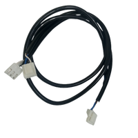 Harness Kabel 3-Arah Kustom dengan Konektor Putih dan Kabel PVC Hitam untuk Peralatan Rumah Tangga dan Peralatan Industri