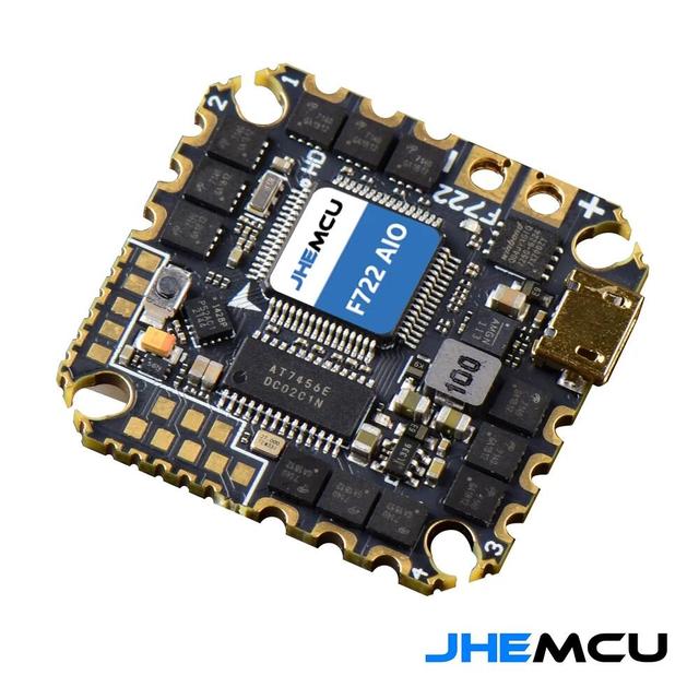 JHEMCU GHF722AIO-HD 40A AIO Flight Control ESC All-in-One 2-6S for RC FPV Freestyle Cinewhoop RC FPV Racing Traversing Machine