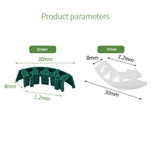 Attaches de soutien pour plantes en plastique blanc, pinces pour branches de tomates, supports pour plantes grimpantes de <span class=keywords><strong>jardin</strong></span> - Product Image 4