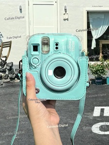 Tas Kamera CAIUL untuk Fujifilm <span class=keywords><strong>Instax</strong></span> Mini 13, Casing Pelindung + Tas Kamera Kulit, Tas Selempang Travel, Aksesoris <span class=keywords><strong>Instax</strong></span> - Product Image 5