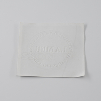 Étiquettes gaufrées à chaud, étiquettes autocollantes gaufrées, étiquettes de marque produites par machine, étiquettes pour produits de soins personnels