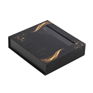 Caja de Embalaje Biodegradable Personalizada con Inserto de Espuma, Caja de Regalo Magnética de Lujo con Ventanas de PVC - Product Image 2