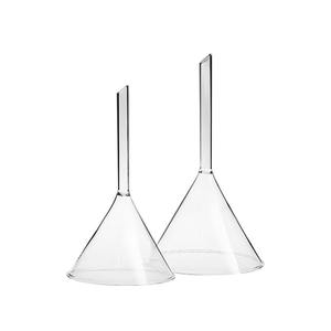 Equipo de laboratorio de <span class=keywords><strong>química</strong></span> de escuela secundaria 60/75/90/100mm embudo de vidrio grueso boca de cuello corto suministros de laboratorio OEM - Product Image 5