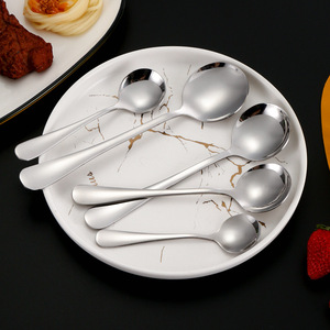 ชุดช้อนสแตนเลสขัดเงาเกรดอาหาร สำหรับร้านอาหาร โรงแรม ใช้สำหรับของหวาน - Product Image 3