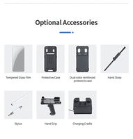 Terminal de collecte de données mobile PDA compatible Google GMS et autres applications, Android 14, avec 4+64 Go, NFC, scanner de codes-barres