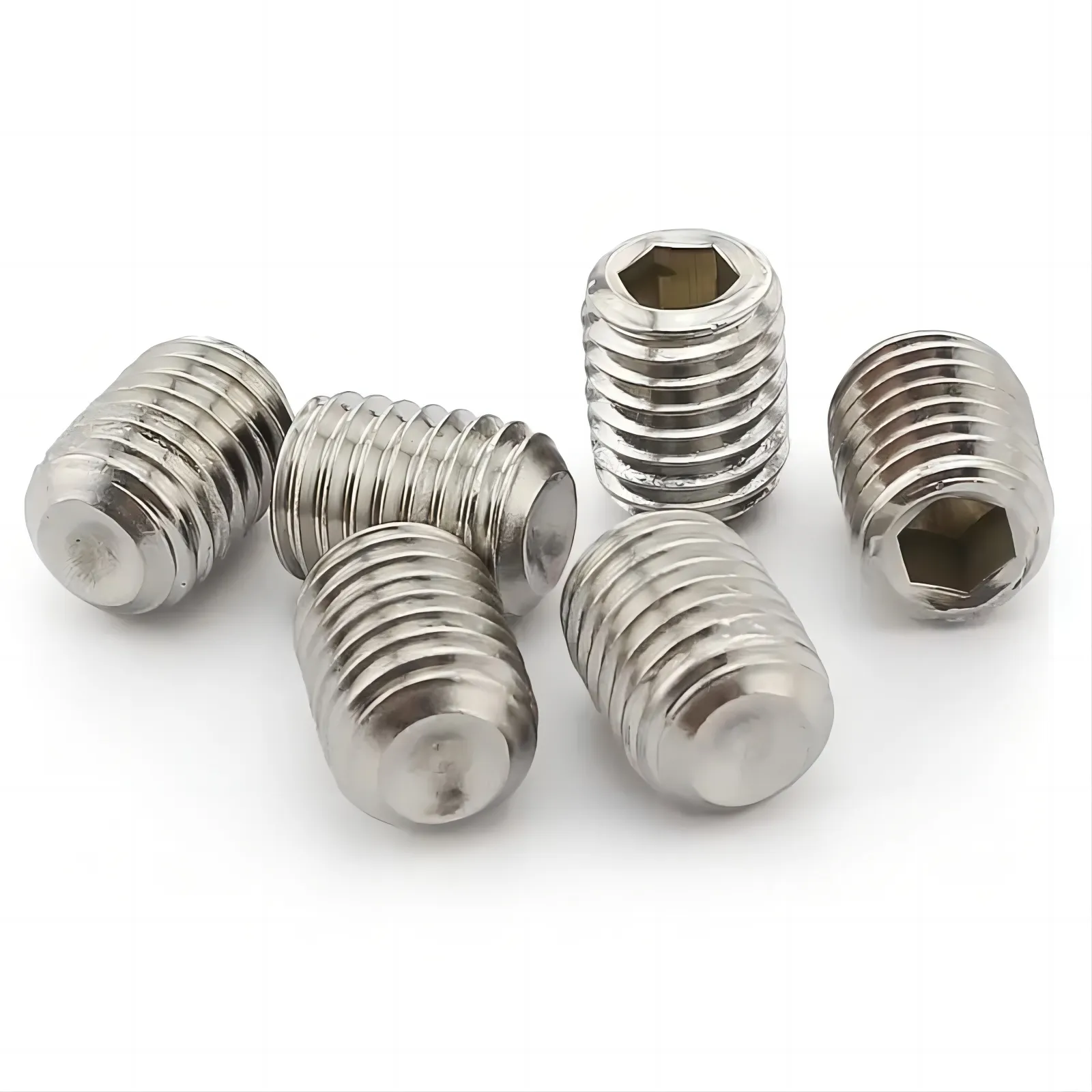 Wholesale Hexagon Socket Stainless Steel/steel Set Screws M3 M4 M5 M6 M8 Custom Non-standard Set Bolts