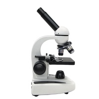 Microscope 2000x monocular straight tube with glass slide optical microscope science toy biology class