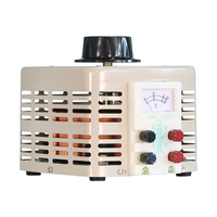 Régulateurs de tension variable AC de type contact manuel monophasé TDGC2 500VA, transformateur Variac