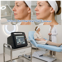 Appareil d'ablation laser pour l'élimination des varices endovasculaires par EVLT Endopulse 1470nm à intervention minimalement invasive Medicallaserfiberradial