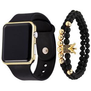 Fabricant vente en gros <span class=keywords><strong>tendance</strong></span> de la mode pour hommes et femmes sport commerce extérieur loisirs étudiant montres électroniques - Product Image 3