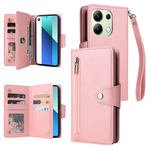 Hot Selling Flip Lederen Telefoonhoesje Voor Xiaomi Redmi Note 13 4G Hoes