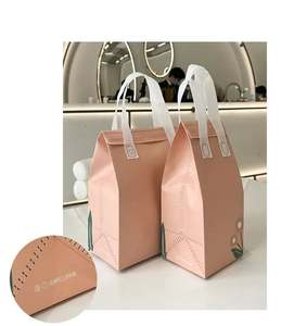 ถุงเก็บความร้อนสำหรับส่งอาหารแบบไม่ทอ ถุงหิ้วอาหารกลางวันแบบไม่ทอสำหรับร้านอาหาร - Product Image 6