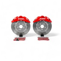 Kit Rem Balap Profesional ICOOH Performa Tinggi Modifikasi 6 Piston IC5 330/345/355/378mm Big Brake Kit untuk Golf MK 5 6 7 8