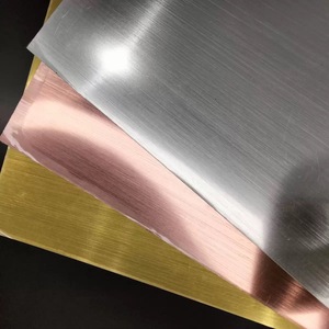 Brushed Gold Silver Double Layer Color <strong>ABS</strong> <strong>Sheet</strong> Board For Laser Engraving - Product Image 1