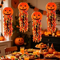 Lanterne en papier artisanale en forme d'alien pour Halloween, décoration suspendue pour fête, ornement festif