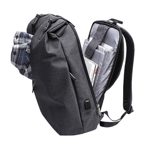 Sac à dos Roll Top personnalisé pour homme avec logo, doublure en polyester imperméable, idéal pour la gym, le sport, le football, le basketball, fermeture extérieure T - Product Image 3