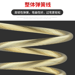 Nuevo enhebrador de cables de acero de 4 mm para electricistas, para tirar cables en conductos, color amarillo, herramienta enhebradora de tuberías de energía. - Product Image 3