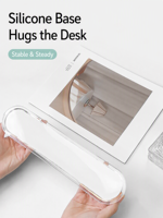Repose-poignets ergonomique en silicone transparent MOFii Jelly Cool Touch, doux et confortable, pour clavier mécanique long, idéal pour les femmes au bureau