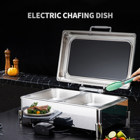 Chauffe-Plat Électrique Professionnel en Acier Inoxydable avec Contrôle Numérique de la Température – Rectangulaire, Carré ou Rond pour Hôtels et Traiteurs