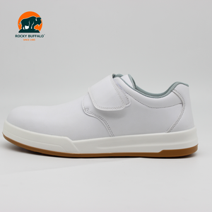 <span class=keywords><strong>Scarpe</strong></span> da Lavoro Bianche con Velcro per Ospedale, <span class=keywords><strong>Ristorazione</strong></span> o Pulizie, Tomaia in Microfibra, <span class=keywords><strong>Scarpe</strong></span> <span class=keywords><strong>Antinfortunistiche</strong></span> Rocky Buffalo - Product Image 1