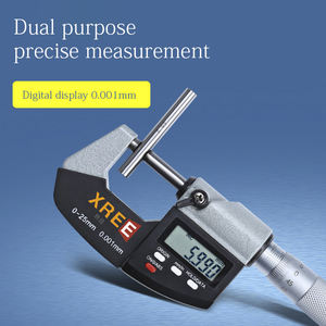 Display digitale diametro esterno micrometro ad alta precisione 0.001mm a spirale elettronica micrometro 0-25mm spessimetro - Product Image 2