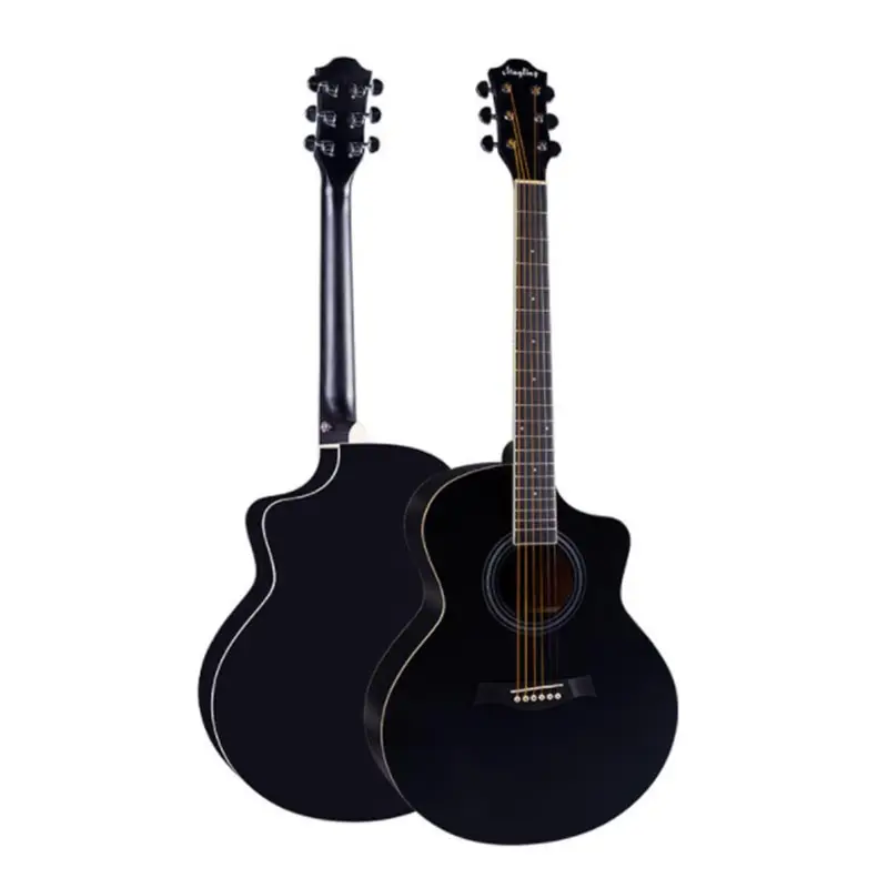 China Fábrica de Preços Por Atacado Cor 41 polegadas tudo violão Abeto maciço Violão Ovation acústico para venda