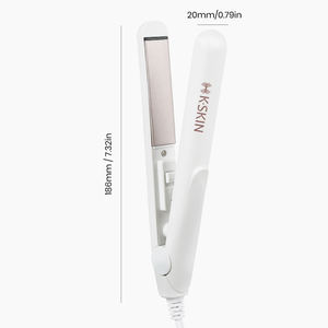 Mini lisseur à cheveux en céramique portable, technologie LED, pour les voyages, l'école, le dortoir, styler professionnel à chauffage rapide PTC - Product Image 3