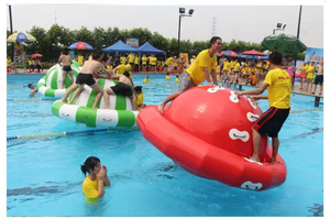 Gran oferta, cúpula <span class=keywords><strong>de</strong></span> escalada en roca para niños y adultos, balancín inflable para exteriores, balancín para agua o fondo - Product Image 3