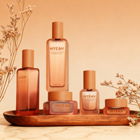 Set Botol Kosmetik Kaca Custom High-End 120ml 100ml 50ml 30ml Botol Pompa Essence Lotion Serum 50g 30g Jar Krim Kulit Persegi