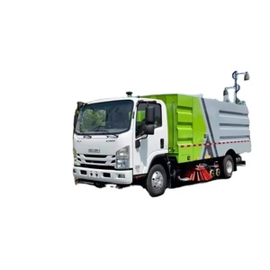 รถดูดกวาดถนนสำหรับล้างถนน10M3 Isuzu รถกวาดทำความสะอาดถนนด้วยตนเองดีเซลยูโร5สินค้าใหม่ - Product Image 1