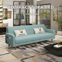 Canapé-lit futon gonflable pliable moderne en forme de L, 2 places, pour usage hôtelier, petit logement familial/chambre à louer