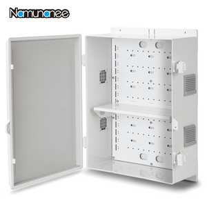 صندوق توزيع كهربائي ناموناني H8 للاستخدام الخارجي، مصنوع من البلاستيك ABS، مقاوم للماء بدرجة IP65، مع لوحة داخلية وغطاء مفصلي - Product Image 1