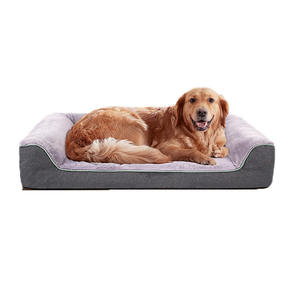 Orthopädisches Hundebett, Wasserfestes Hundesofa aus Dickem Schaumstoff mit Maschinenwaschbarem Bezug - Product Image 1
