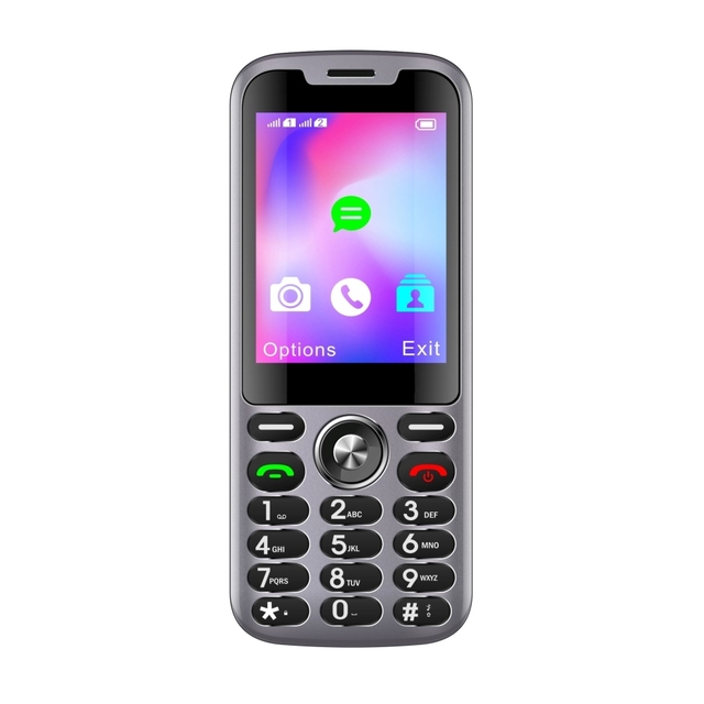 L2803  High Selling Unlocked Type-C Port 4G bar Phone SOS 4G Senior Cellphones for Elderly People Big Button