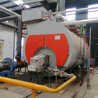 Chaudière à vapeur industrielle horizontale automatique à tubes de feu pour eau chaude, au gaz naturel, pour usage hôtelier