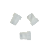 Petit bouchon de raccord de tuyau fileté mâle PP NPT/M/G bouchon de tube fileté hexagonal en acier inoxydable BSP fileté