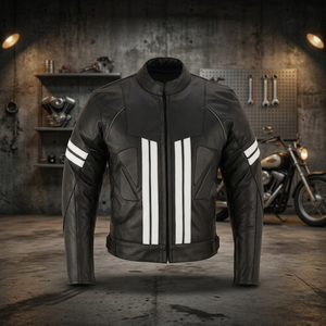 Leather Racing <b>Jacket</b> for Biker Unisex Protective Waterproof Windproof Breathable Plus Size Full Sleeve <b>Summer</b> Winter Printed - Product Image 1