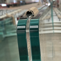 Fenêtres en verre trempé portes trempées dessus de table trempé garde-corps en verre trempé
