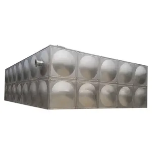 150m3 200m3 Panel Seccional de acero prensado Tanques de agua Tanques de almacenamiento de agua SECCIONALES DE ACERO INOXIDABLE