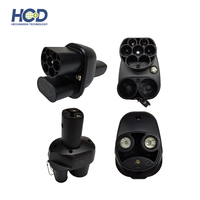 Adaptateur de charge rapide AC/DC 2-en-1 HCD New CCS2 Type2 NACS 400A DC 500-1000V 32A AC IP54 250kW pour Tesla Model 3/Y/S/X