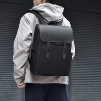 Nouveau Sac à Dos Décontracté Grande Capacité, Sac d'Ordinateur Portable et Professionnel en PU Imperméable