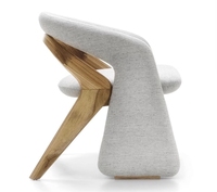 Chaise de salle à manger en métal nordique de style minimaliste Fauteuils modernes pour restaurant à domicile