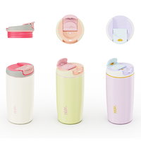 Mug isotherme portable personnalisable ODM 14oz 18oz pour le bureau, en acier inoxydable 304, avec couvercle