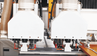 HUAHUA SKH-612MS Perceuse et fraiseuse CNC automatique à six côtés de qualité stable avec double pince