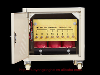 Transformateur triphasé sec 50KVA 75KVA 225KVA, élévateur de tension 208V 220V vers 380V 400V 480V, bobinage en cuivre, usage industriel