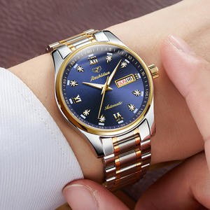 Reloj mecánico de alta calidad JSDUN 8763 para hombre de China, correa de acero <span class=keywords><strong>Excel</strong></span>, <span class=keywords><strong>calendario</strong></span> resistente al agua, reloj de pulsera de ocio - Product Image 4