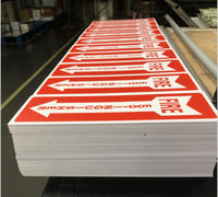 Pegatinas Autoadhesivas para Extintores de Incendios, Pegatinas de Vinilo Personalizadas de PVC para Extintores con Flecha, Resistentes a la Decoloración, Fáciles de Instalar